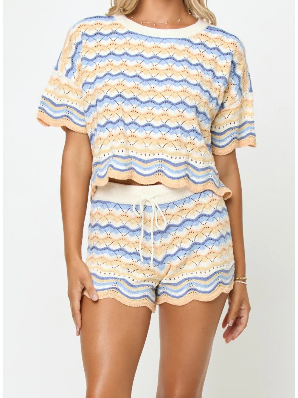 LSPACE Sun Chaser Striped Top